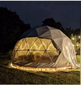 4 meter 12FT Geodesic Dome Tent Starry Skylight  Igloo House