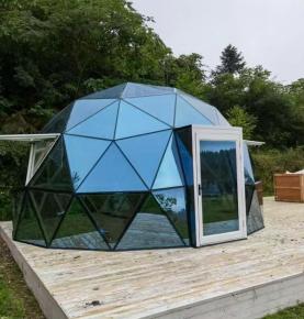 9m Modern Loft Style Modular Tent Half Sphere House Tent Igloo Glass Tent Dome