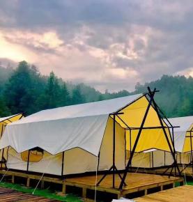 Eco-Safari style tent hotel Glamping Resort -4X6.25m For Sale