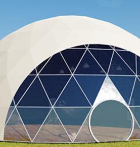 20m 25m 30m Big Geodesic Dome Tent with Glass Window for Event Wedding Party