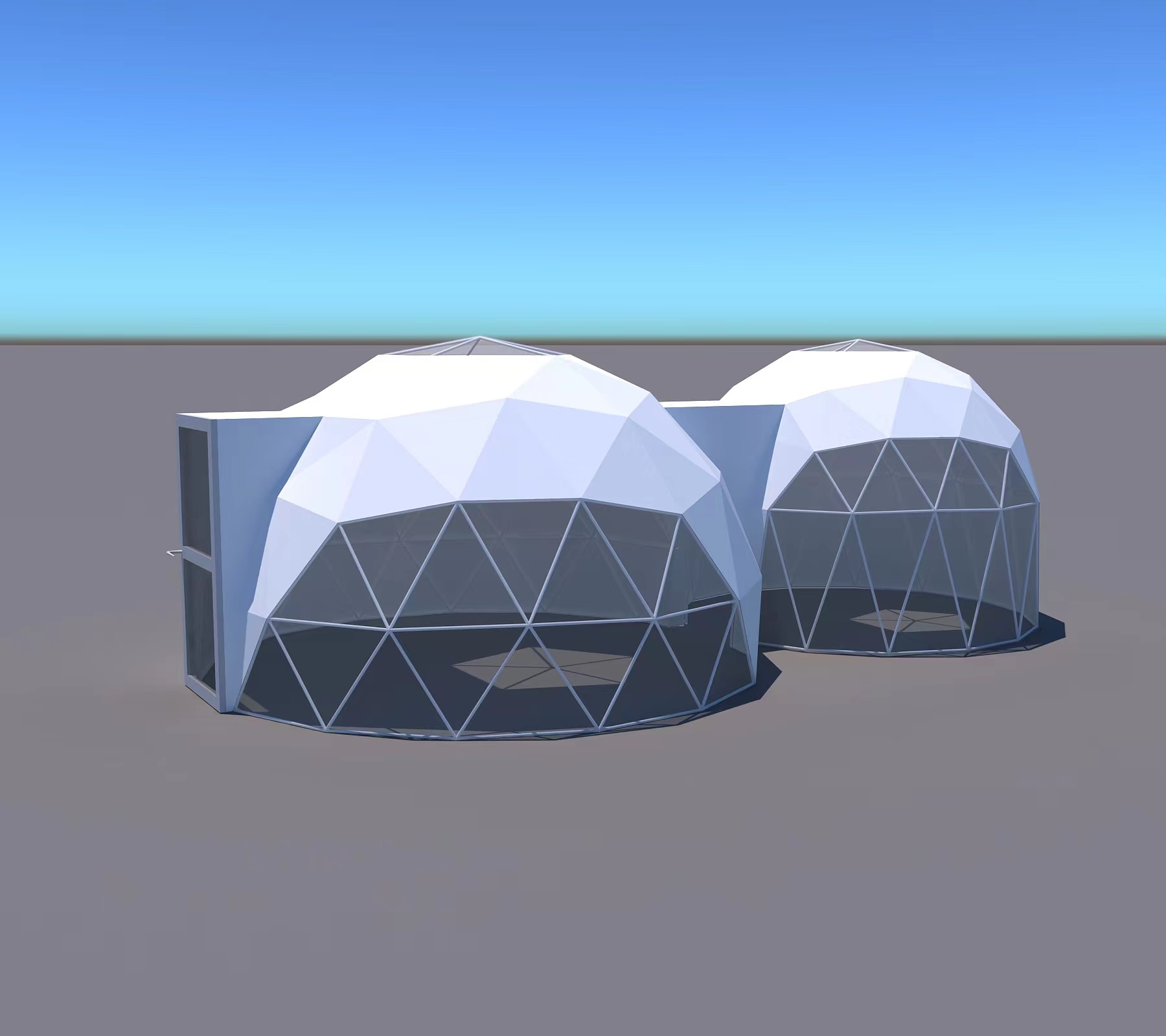 5m+3m geodesic dome tent.jpg